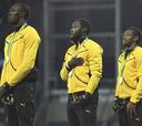 Imagen para la historia: Bolt, en su último podio olímpico