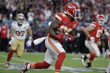 El corredor de los Kansas City Chiefs ha sorprendido a más de uno en el Super Bowl LIV