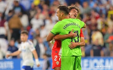 Fernando se abraza con Gui Guedes.