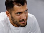 Soccer Football - Liga MX - Monterrey v Queretaro - Estadio BBVA, Monterrey, Mexico - March 4, 2026 Monterrey coach Nicolas Sanchez before the match REUTERS/Daniel Becerril