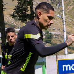 Guerrero ya se entrena con LDU