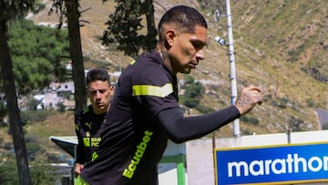 Guerrero ya se entrena con LDU