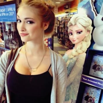 La guapa doble de la princesa Elsa de 'Frozen'