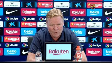 Koeman: "El Barcelona necesita ayuda en todos los sentidos"