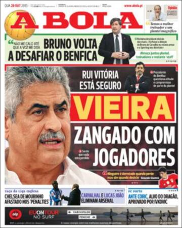 Portadas de la prensa mundial