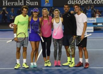 Ana Ivanovic deslumbró en el Kids Day del Abierto de Australia.