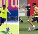 En verano se planteó un doble trueque Barça-City: Dembélé y Araujo por Sterling y Laporte