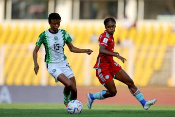 Nigeria y Colombia se enfrentaron por las semifinales del Mundial Femenino Sub 17 de la India en el Estadio Fatorda de Goa.