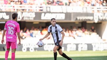 Olivas, en el duelo ante el CD Tenerife.