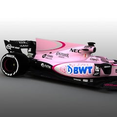 El Force India 2017 será... rosa