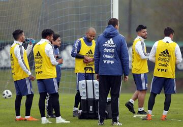 Buenos Aires 17 Mayo 2018, Argentina
Preparativos de la seleccion Argentina en el Predio de la AFA en Ezeiza, donde estÃ¡n 

Foto Ortiz Gustavo
