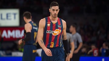 Luca Vildoza, durante un partido de la Liga Endesa ACB con el Kirolbet Baskonia