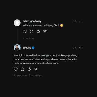 El actor de Sang-Chi revela el motivo por el que la segunda parte no tiene fecha