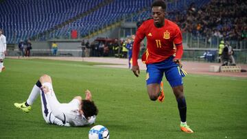Iñaki Williams durante este Europeo sub-21.