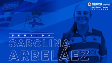 El Depor ficha a la mediocentro colombiana Carolina Arbeláez