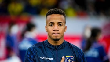 Byron CASTILLO of Ecuador during the International Friendly match between Ecuador and Japan at Esprit-Arena on September 27, 2022 in Duesseldorf, Germany. (Photo by Hugo Pfeiffer/Icon Sport via Getty Images)