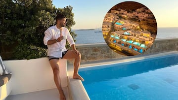 Imagen del Kun Ag&uuml;ero en el Cavo Tagoo Mykonos.