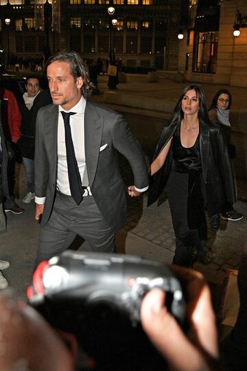 Feliciano L¨®pez y Sandra Gago en la fiesta de cumplea?os de Luis Figo.