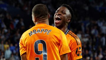 Mbappé y Vinicius, en Anoeta.