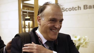 Tebas: "No soy un hipócrita, no voy a pedir perdón al Barça"