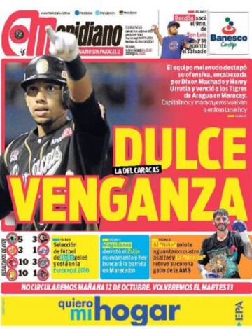 Portadas de la prensa deportiva