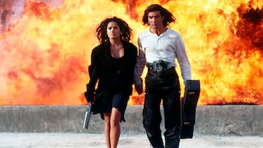 Salma Hayek y su “traumática” escena de sexo con el actor español más famoso