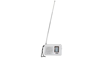 Radio portátil para noticias en tiempo real diposnible en Amazon.