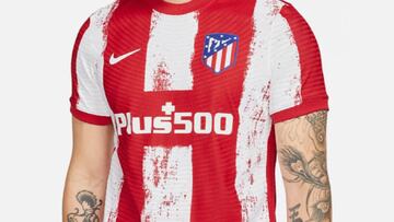 La posible camiseta del Atl&eacute;tico para la temporada 2021-22.