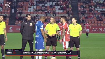 Resumen y goles del Gimnástic Tarragona vs. San Fernando de Primera RFEF