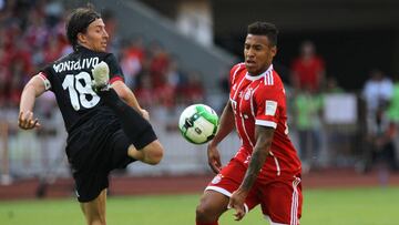 ¡Sorpresa!... El Milán le dio un baile al Bayern de James