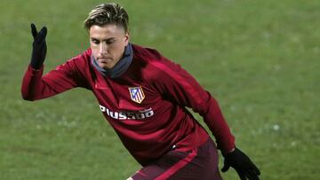 Giménez durante un entrenamiento.