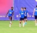 El Barça se entrena de cara al primer partido ante el Athletic