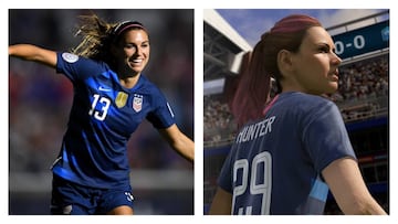 Usuarios en redes sociales recordaron al personaje del videojuego de FIFA 2019, durante el certamen e incluso Alex Morgan se unió a la euforia.