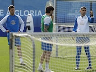 Entrenamiento Deportivo de La Coruña. Antonio Hidalgo