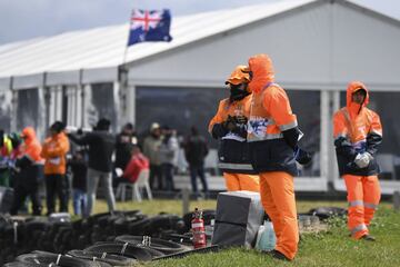 La clasificación suspendida por el fuerte viento en Australia