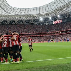 Williams y Muniain se asocian en un San Mamés inexpugnable