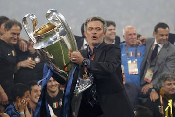 Jose Mourinho won the Champions League in 2010 with Inter Milan.