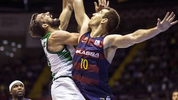 El Barcelona gana sin apuros y Navarro supera a Herreros