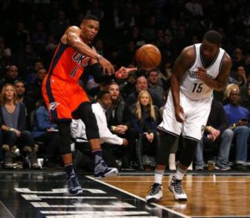 Russell Westbrook y Donald Sloan.