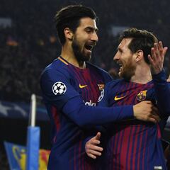 André Gomes, tras su ovación: "Gracias afición; sin palabras"