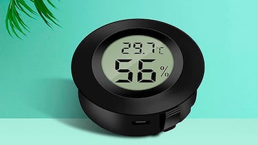 Tenemos unos termómetros digitales con higrómetro y 12.000 valoraciones en Amazon