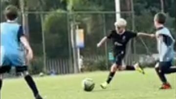 Así juega el hijo de Eduardo Vargas: ¡habilidad, fuerza y golazos!