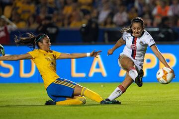 
Tigres venció a Guadalajara este lunes 05 de noviembre por la noche por marcador de 2 goles por 0, esto en duelo correspondiente a la jornada 17 de la Liga MX Femenil.