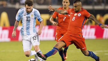 Arturo Vidal advierte una "nueva rivalidad" con Argentina