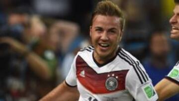 Mario Gotze celebra el gol de la victoria en la final del Mundial.