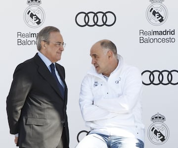 Florentino Pérez y Pablo Laso.