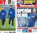 Olmo y el derbi, en la prensa de Barcelona