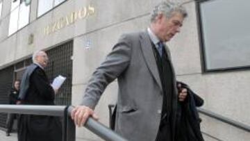 Ángel María Villar, en los Juzgados.