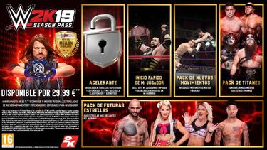 2K presenta el pase de temporada y los DLC’s de WWE 2K19