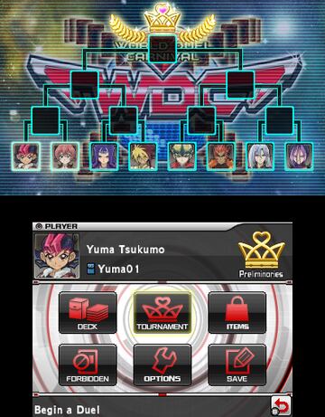 Captura de pantalla - Yu-Gi-Oh! Zexal: Duel Carnival (3DS)